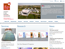 Tablet Screenshot of ihp-microelectronics.com